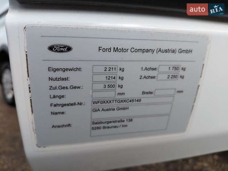 Вантажний фургон Ford Transit 2019 в Івано-Франківську