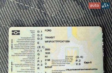 Грузовой фургон Ford Transit 2012 в Тячеве