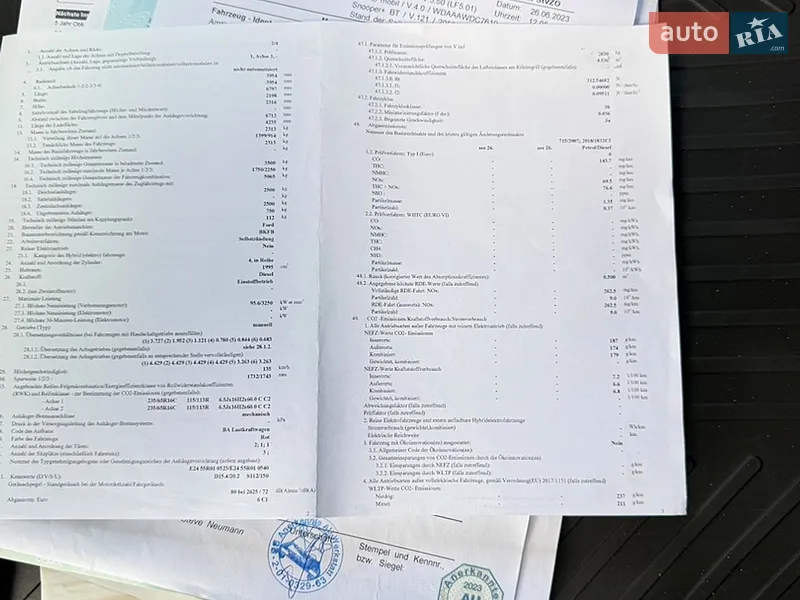 Другие грузовики Ford Transit 2020 в Киеве документ