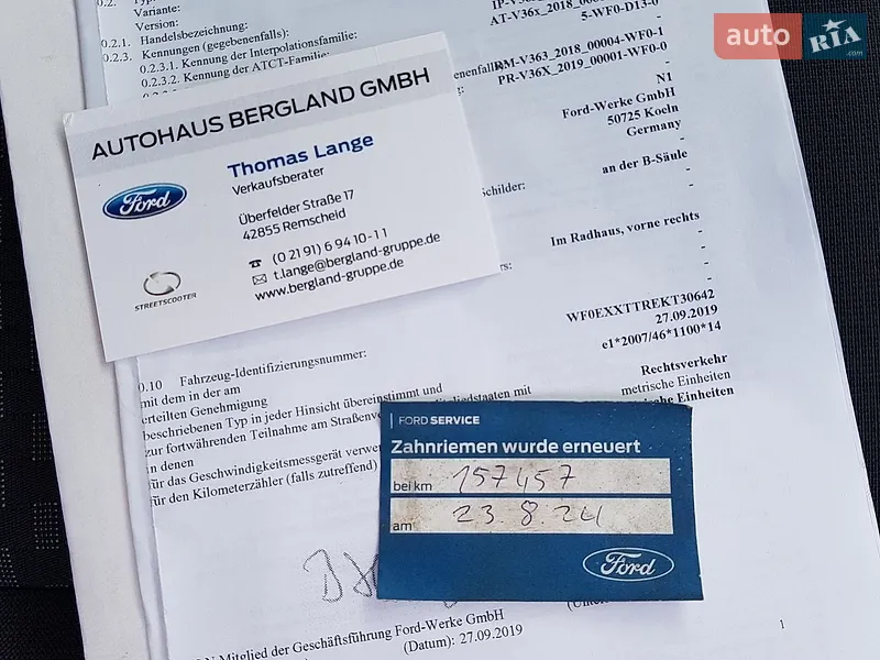 Вантажний фургон Ford Transit 2020 в Вінниці документ