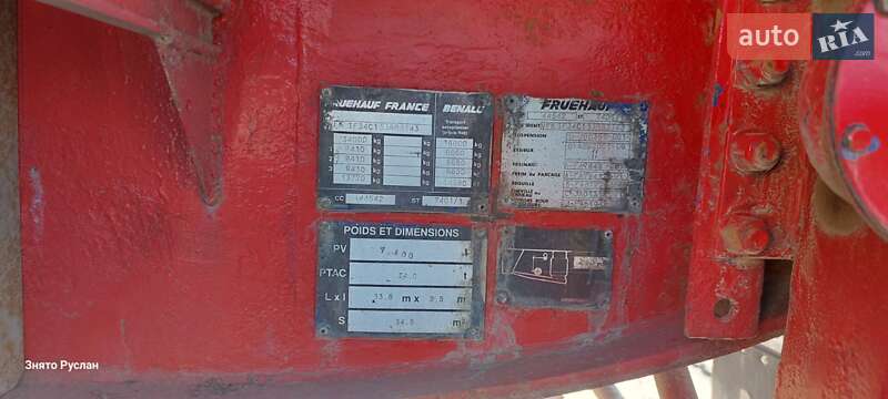 Зерновоз - напівпричіп Fruehauf BPV 2020 в Кам'янець-Подільському фото 4 Зерновоз - напівпричіп Fruehauf BPV 2020 в Кам'янець-Подільському