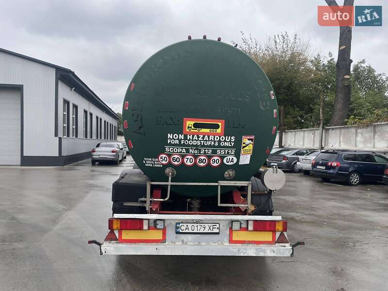 Цистерна напівпричіп Fruehauf DJD SA3 1993 в Черкасах фото 6 Цистерна напівпричіп Fruehauf DJD SA3 1993 в Черкасах