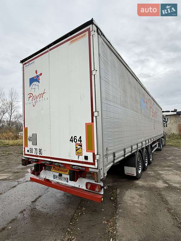 Тентованный борт (штора) - полуприцеп Fruehauf SAF 2015 в Надворной