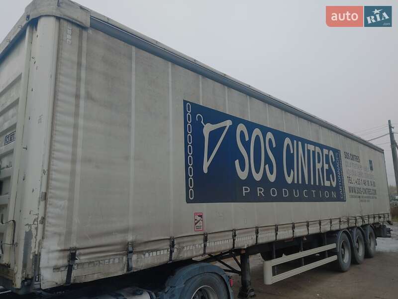 Тентований борт (штора) - прицеп Fruehauf TX 34 2005 в Києві
