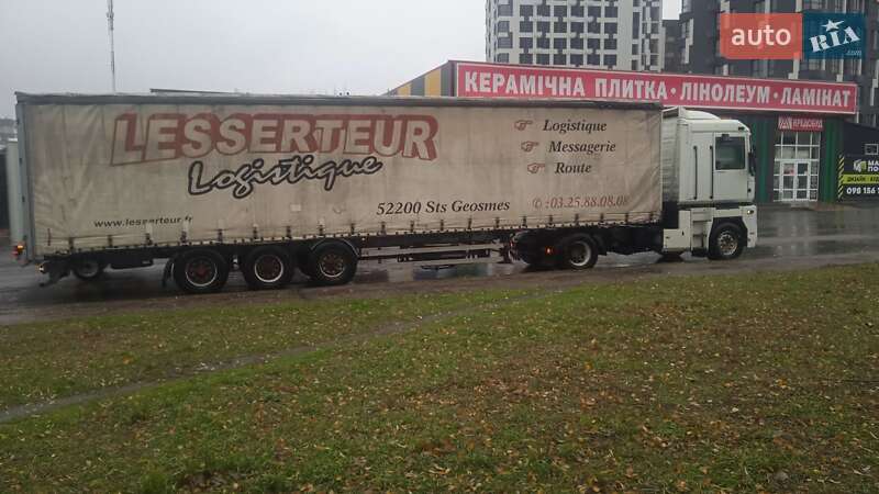 Тентований борт (штора) - напівпричіп Fruehauf TX 34 2004 в Кропивницькому