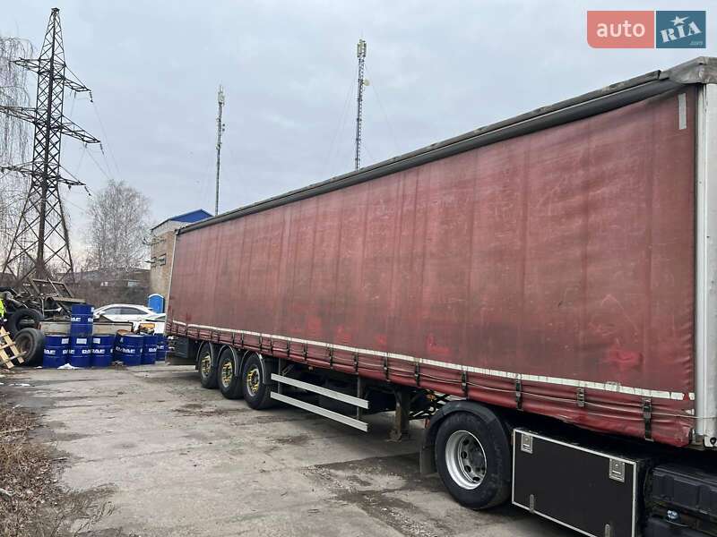Тентованный борт (штора) - полуприцеп Fruehauf TX 34 2007 в 