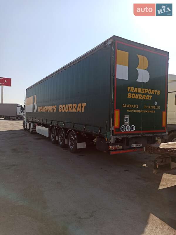 Тентованный борт (штора) - полуприцеп Fruehauf TX 34 2008 в 