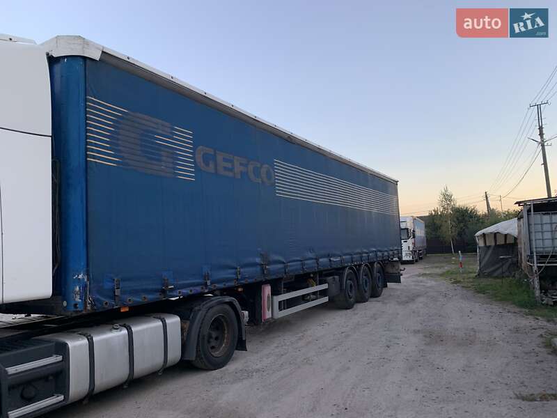 Тентованный борт (штора) - прицеп Fruehauf TX 34 2008 в 