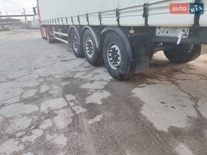 Тентований борт (штора) - напівпричіп Fruehauf TX 34C 2008 в Харкові