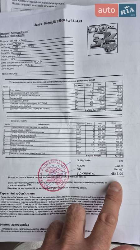 Седан Geely CK 2008 в Днепре