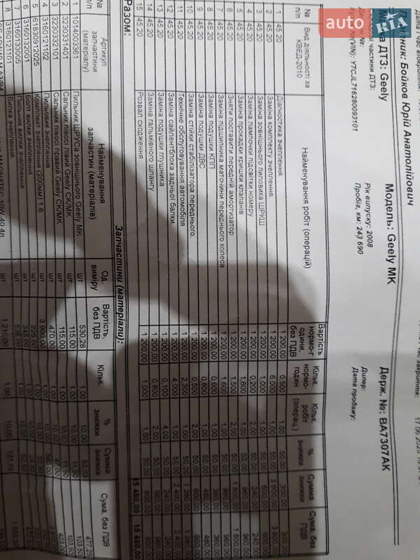 Седан Geely MK 2008 в Кропивницькому фото 2 Седан Geely MK 2008 в Кропивницькому