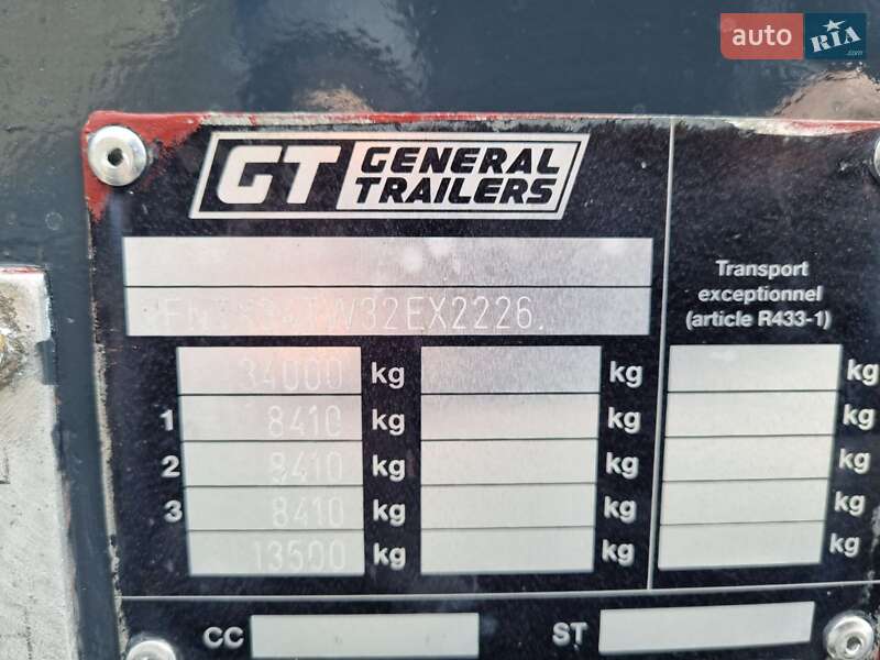 Цистерна полуприцеп General Trailers Trailers 2004 в Виннице