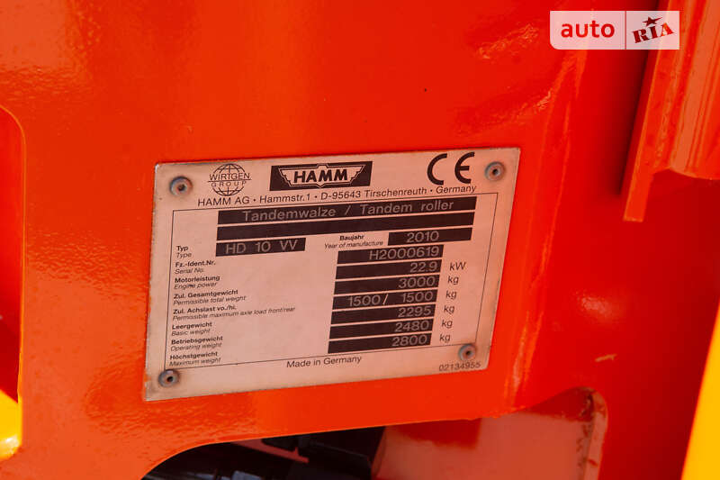 Дорожній каток Hamm HD 2010 в Житомирі