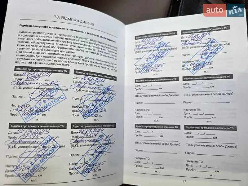 Внедорожник / Кроссовер Haval H6 2021 в Киеве документ