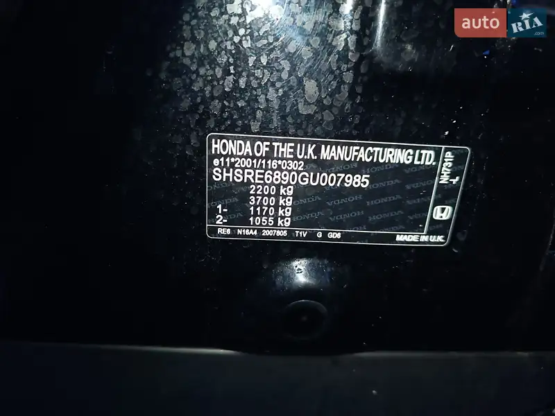 Позашляховик / Кросовер Honda CR-V 2016 в 