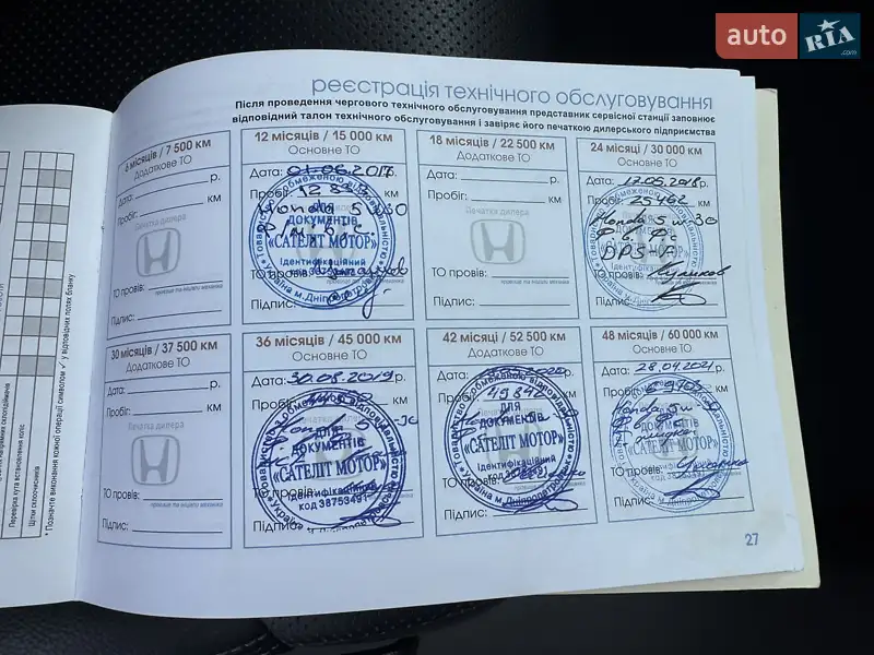 Позашляховик / Кросовер Honda CR-V 2015 в Києві документ 2 фото Позашляховик / Кросовер Honda CR-V 2015 в Києві документ