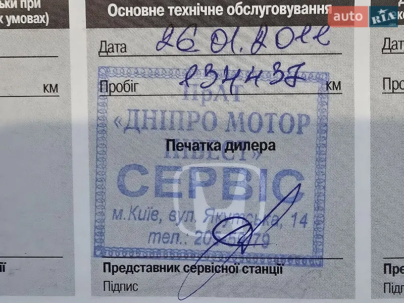Внедорожник / Кроссовер Honda CR-V 2003 в Киеве документ