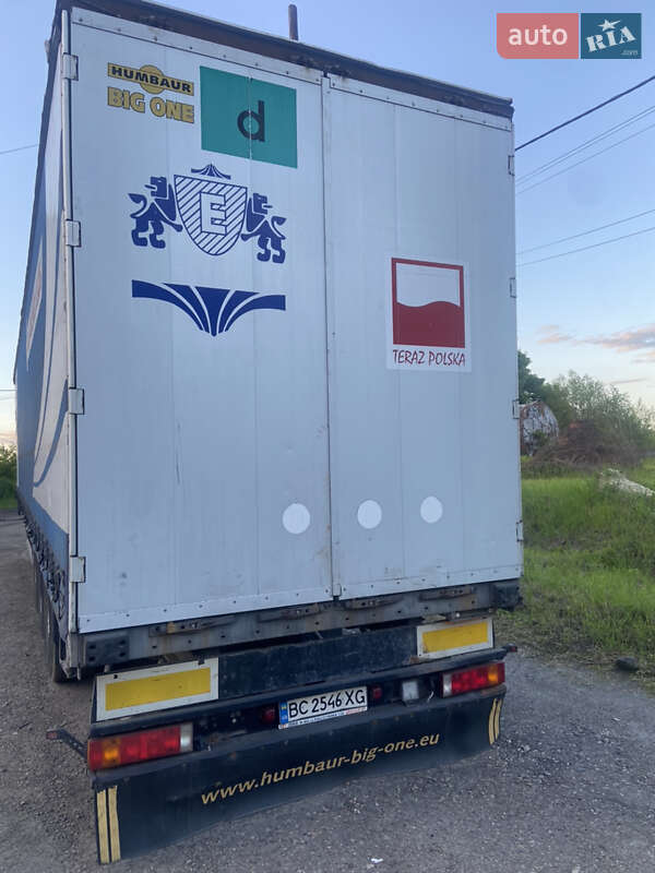 Тентованный борт (штора) - полуприцеп Humbaur HSA 2010 в Львове