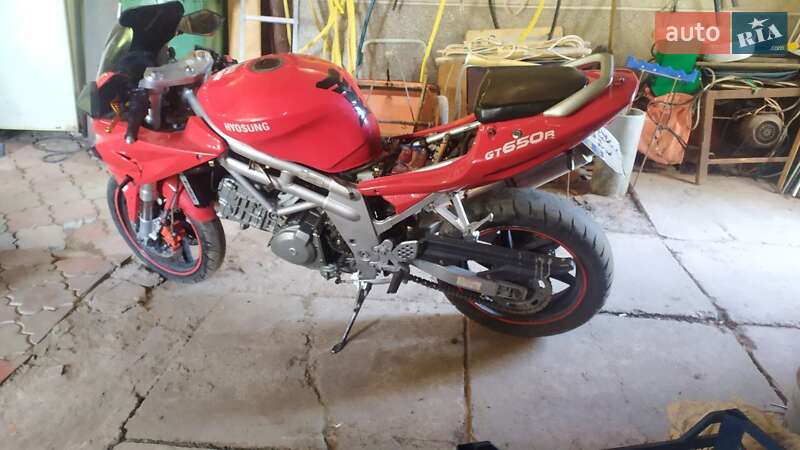 Мотоцикл Спорт-туризм Hyosung GT 650R 2007 в Білій