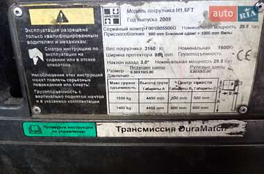 Вилочный погрузчик Hyster H 1.6 FT 2009 в 