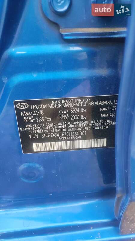 Седан Hyundai Elantra 2018 в Киеве фото 3 Седан Hyundai Elantra 2018 в Киеве