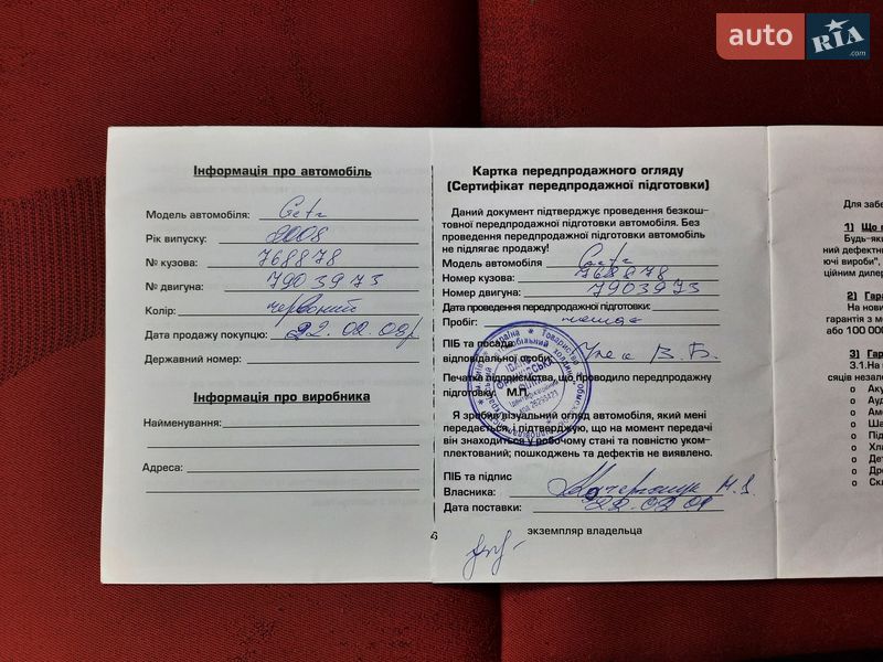 Хетчбек Hyundai Getz 2008 в Києві