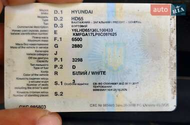 Тентованый Hyundai HD 65 2008 в 