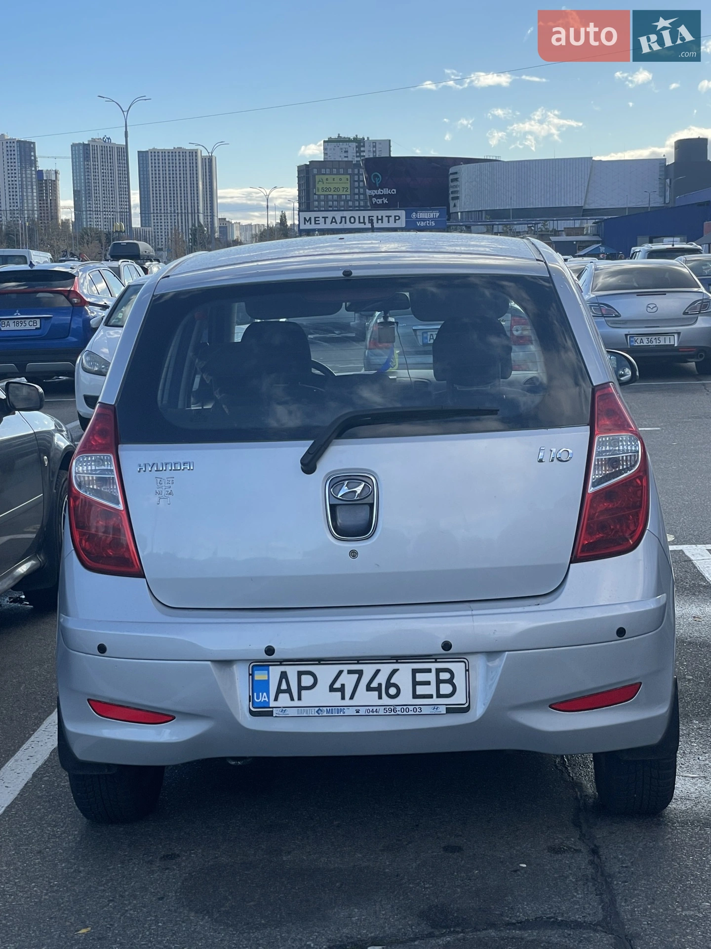 Hyundai i10 2013 VIN MALAM51BBDM325308 фото оголошення 2 з 8