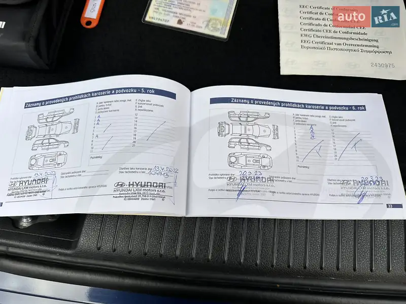 Универсал Hyundai i30 2018 в Ивано-Франковске документ