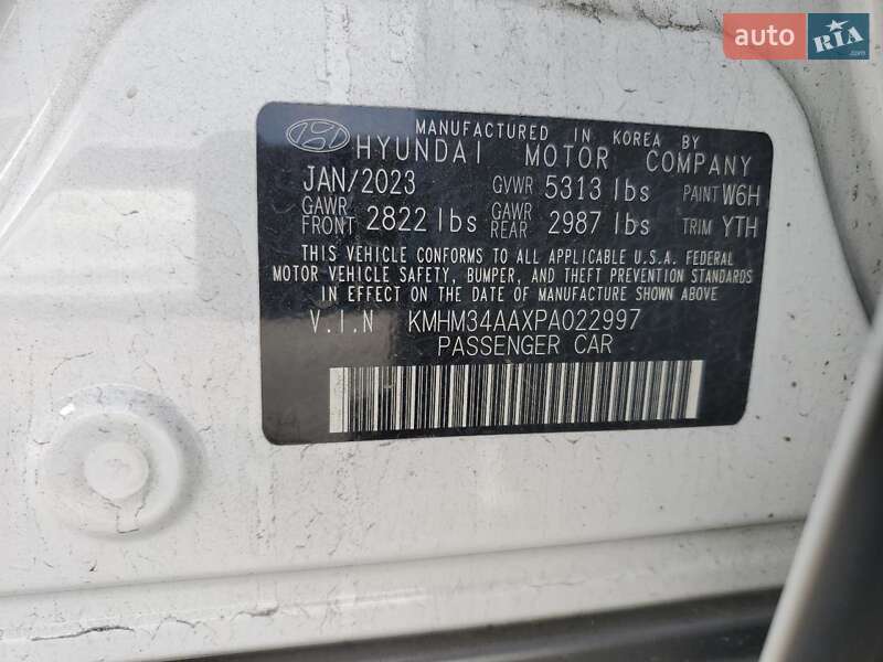 Фастбэк Hyundai Ioniq 6 2023 в Львове фото 51 Фастбэк Hyundai Ioniq 6 2023 в Львове