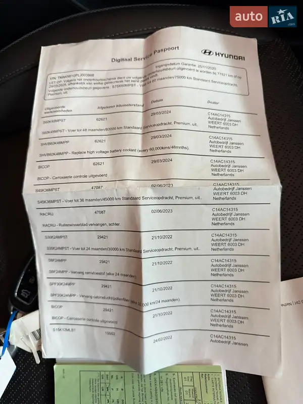 Позашляховик / Кросовер Hyundai Kona Electric 2020 в Луцьку документ