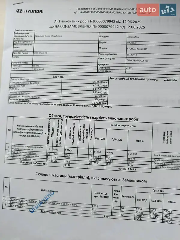 Hyundai Kona 2020 VIN TMAK581GFLJ006418 фото оголошення 11 з 44