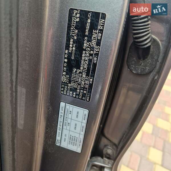 Внедорожник / Кроссовер Hyundai Santa FE 2016 в Подольске