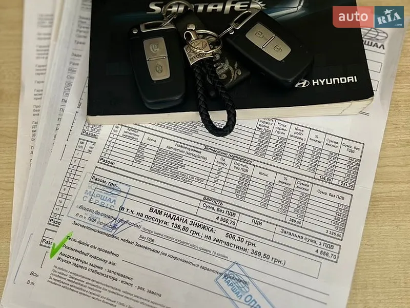 Внедорожник / Кроссовер Hyundai Santa FE 2011 в Белгороде-Днестровском документ