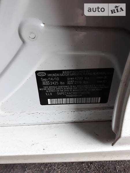 Седан Hyundai Sonata 2010 в Калинівці