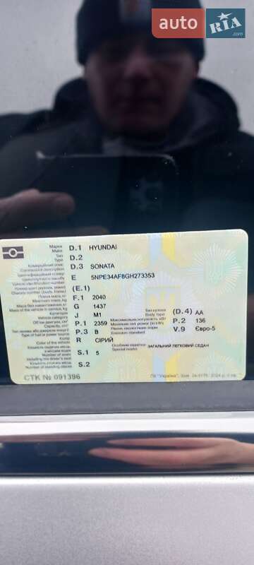 Седан Hyundai Sonata 2015 в Кобеляках