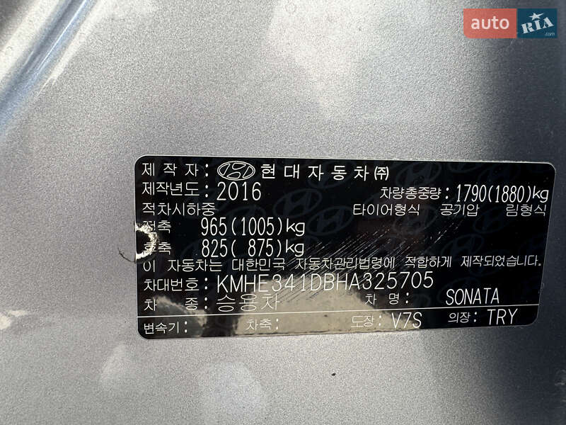 Седан Hyundai Sonata 2016 в Києві