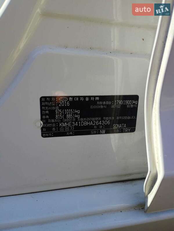 Седан Hyundai Sonata 2016 в Києві