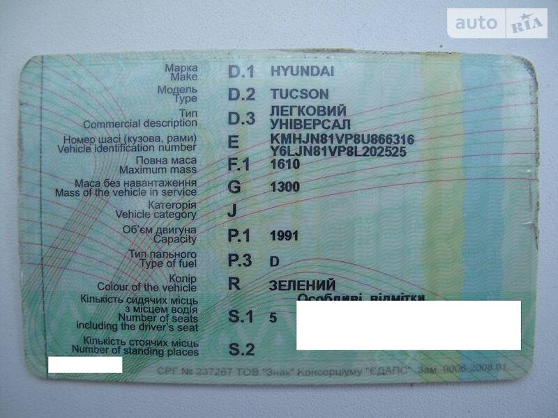 Позашляховик / Кросовер Hyundai Tucson 2008 в Києві