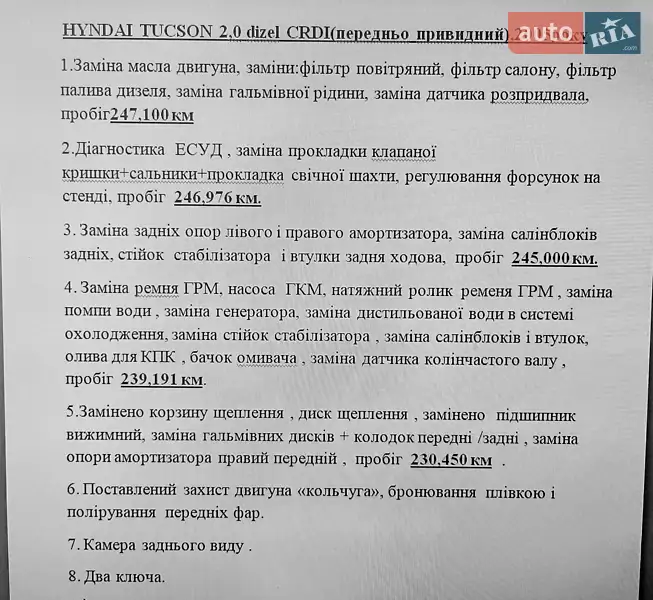 Позашляховик / Кросовер Hyundai Tucson 2005 в Львові документ