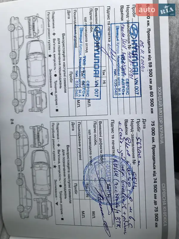 Внедорожник / Кроссовер Hyundai Tucson 2019 в Харькове документ