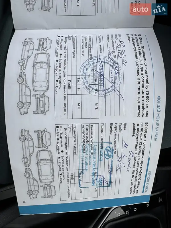 Внедорожник / Кроссовер Hyundai Tucson 2017 в Киеве документ