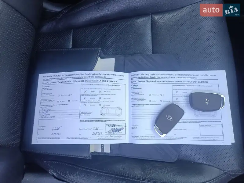 Внедорожник / Кроссовер Hyundai Tucson 2018 в Львове документ