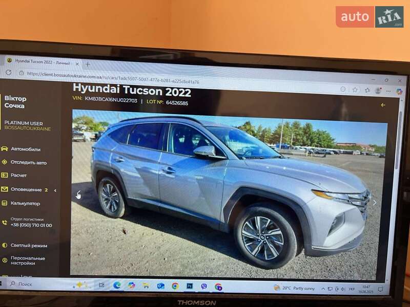 Внедорожник / Кроссовер Hyundai Tucson 2021 в Мукачево