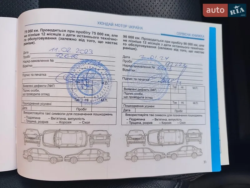 Внедорожник / Кроссовер Hyundai Tucson 2018 в Киеве документ
