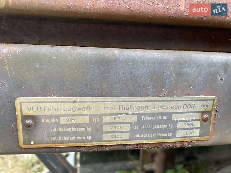 Другие прицепы IFA (ИФА) E-5 1987 в Белой Церкви