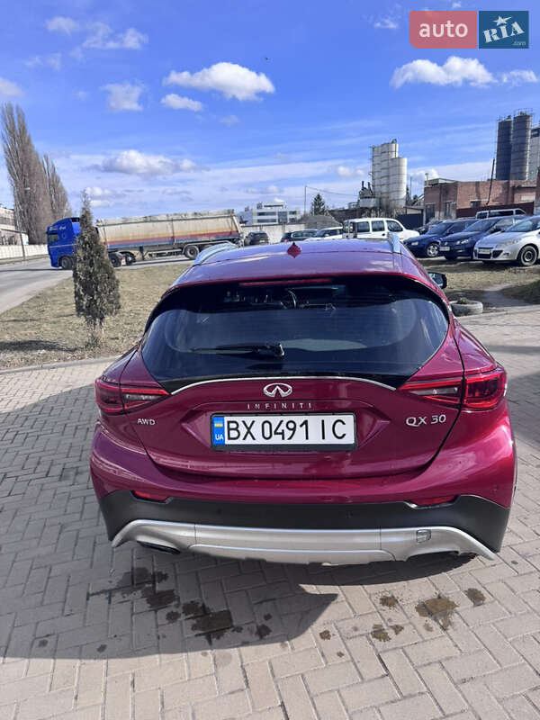 Внедорожник / Кроссовер Infiniti QX30 2017 в Хмельницком
