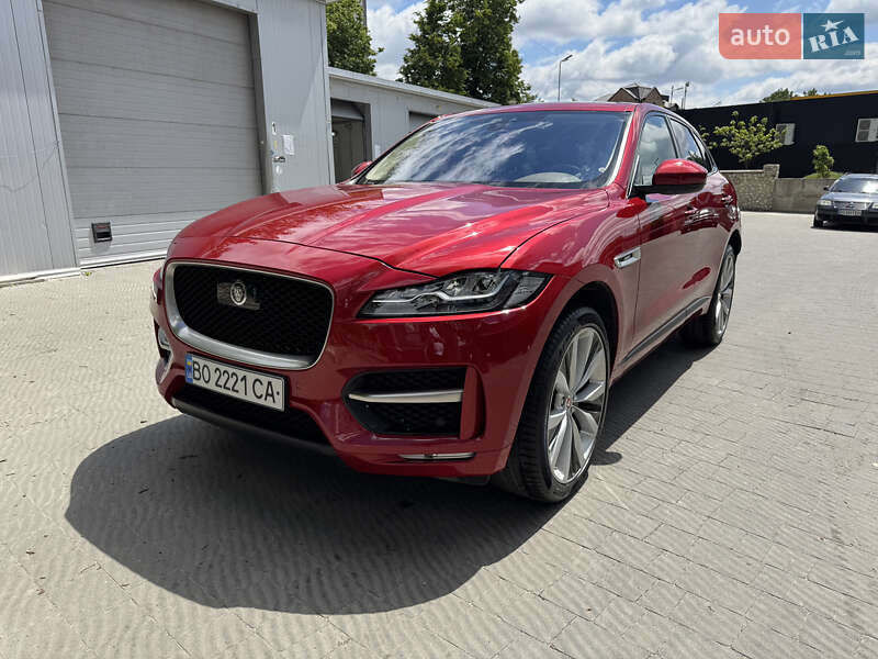 Внедорожник / Кроссовер Jaguar F-Pace 2018 в Тернополе