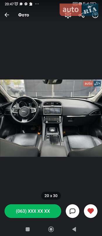 Внедорожник / Кроссовер Jaguar F-Pace 2019 в Киеве
