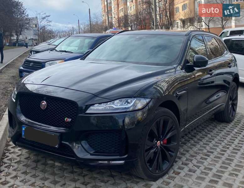 2018 Jaguar F-Pace, VIN SADCM2FV1KA364803:plate — фото 1 (autoria)